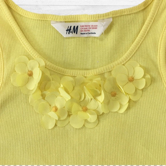 Like New H&M Yellow Tank - Picture 2 of 3